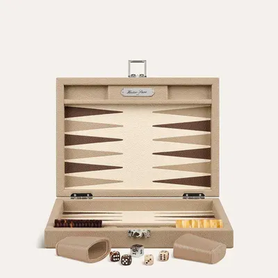 Pièces uniques - Backgammon Small Grainé - HECTOR SAXE PARIS DEPUIS 1978