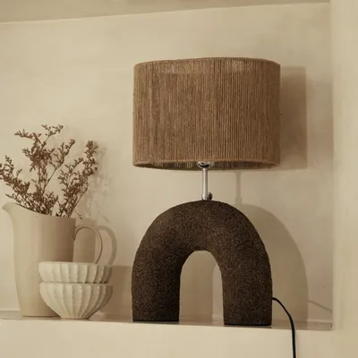Table lamps - Terra - dark brown - DESIGN TRIP