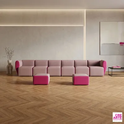 Sofas for hospitalities & contracts - Tulipa Contemporain | Sofa Modular and Armchair - CREARTE COLLECTIONS