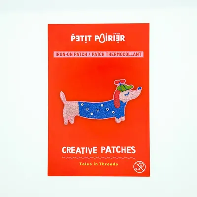 Cadeaux - Patch Teckel Perlé – La touche chic et décalée - PETIT POIRIER
