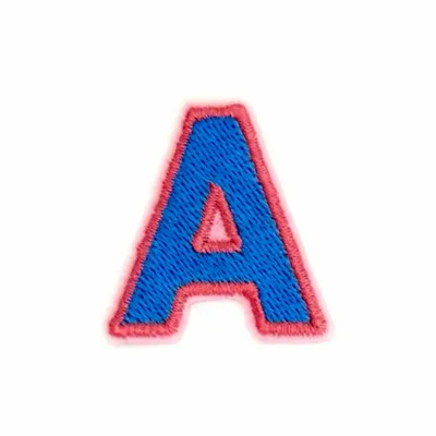 Objets de décoration - A - Alphabet brodé, thermocollant - à l'unité - PETIT POIRIER
