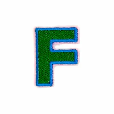 Cadeaux - F - Alphabet brodé, thermocollant - à l'unité - PETIT POIRIER