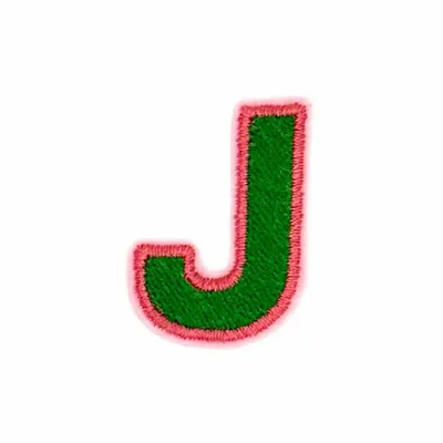 Cadeaux - J - Alphabet brodé, thermocollant - à l'unité - PETIT POIRIER