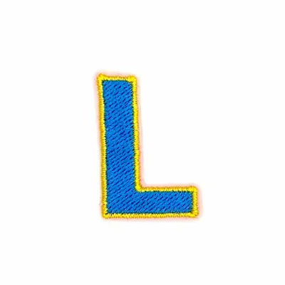 Cadeaux - L - Alphabet brodé, thermocollant - à l'unité - PETIT POIRIER