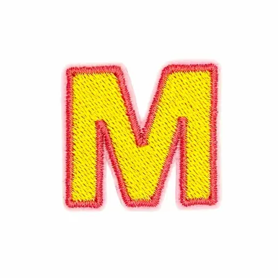 Accessoires enfants - M - Alphabet brodé, thermocollant - à l'unité - PETIT POIRIER