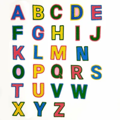 Objets personnalisables - X - Alphabet brodé, thermocollant - à l'unité - PETIT POIRIER