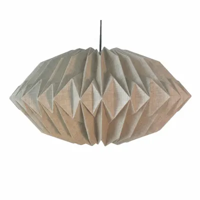 Hanging lights - MAKEMAKE – Pleated linen pendant light - HYDILE