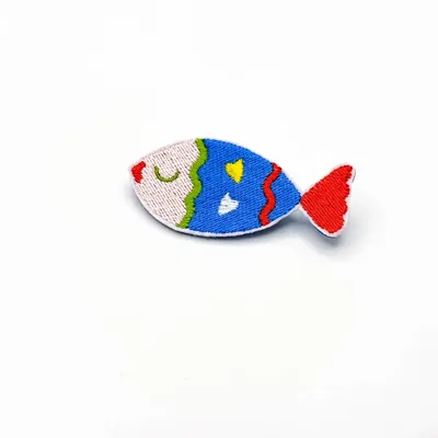 Accessoires enfants - Broche « Poisson Deux coeurs » – Plein d’amour - PETIT POIRIER