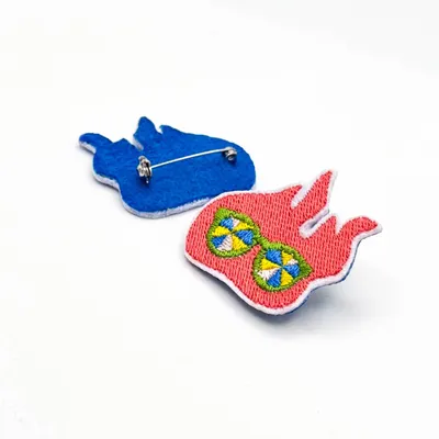 Cadeaux - Broche « Ça chauffe ! » – Version soleil - PETIT POIRIER