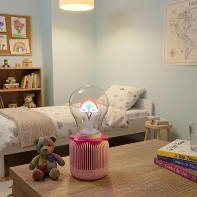 Table lamps - Designer and modern 3D Flowers base for small bulb - CRÉA-TH