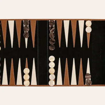 Decorative objects - Backgammon de voyage - Grainé - HECTOR SAXE PARIS DEPUIS 1978