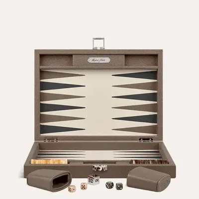 Objets de décoration - Backgammon Médium Grainé - HECTOR SAXE PARIS DEPUIS 1978