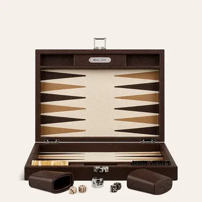 Objets de décoration - Backgammon Médium Grainé - HECTOR SAXE PARIS DEPUIS 1978