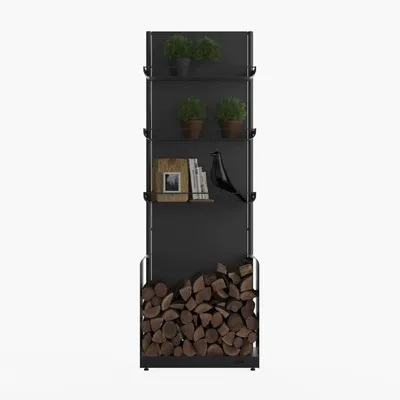 Equipements espace extérieur - Urbn Wood - Charcoal Black - Vertical Storage - URBN GARDN