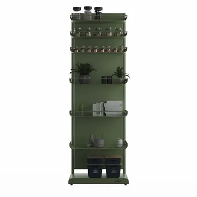 Meubles de cuisines  - Urbn Kitchen - Reseda Green - Vertical Storage - URBN GARDN