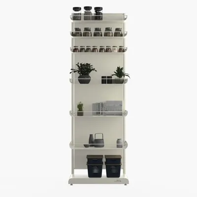 Meubles de cuisines  - Urbn Kitchen - Silk Grey - Vertical Storage - URBN GARDN