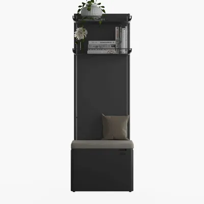 Canapés de jardin - Urbn Sofa- Charcoal Black - Vertical Storage - URBN GARDN