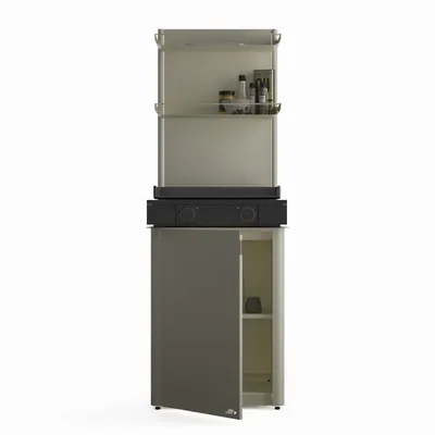 Cuisines de jardin - Urbn Plancha - Silk Grey - Outdoor Kitchen / Coffee corner - URBN GARDN