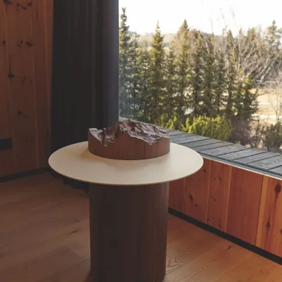 Other tables - TOP - topographic side table - DOLOMITISCH SRL