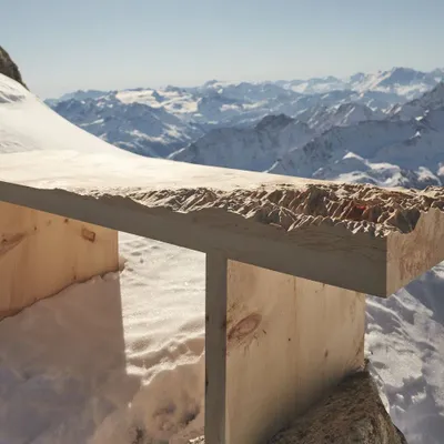 Benches - BELVEDERE - topographic bench - DOLOMITISCH SRL
