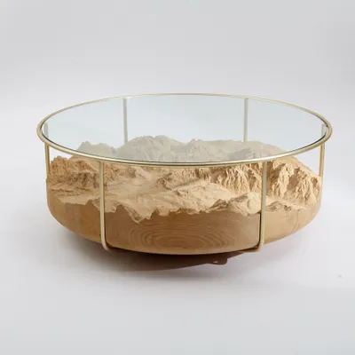 Coffee tables - MIRAGE - topograhic coffee table - DOLOMITISCH SRL