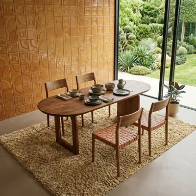 Office furniture and storage - Bullnose oval dining table - RAW MATERIALS