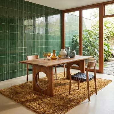 Dining Tables - Bullnose dining table Chamfered - RAW MATERIALS