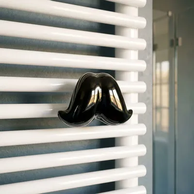 Cadeaux - Porte-manteau Jay Mustache noir - LETSHELTER