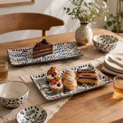 Platter and bowls - Sawa Plate - MAISON SAWA