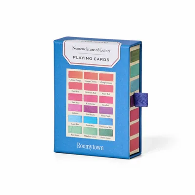 Gifts - Single Playing Card Deck - Nomenclature of Colours - ROOMYTOWN