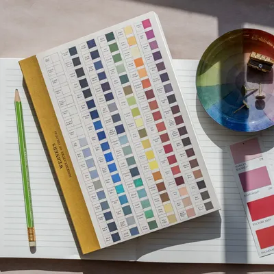 Stationery - A5 Lay Flat Journal - Werner's Nomenclature of Colours - ROOMYTOWN
