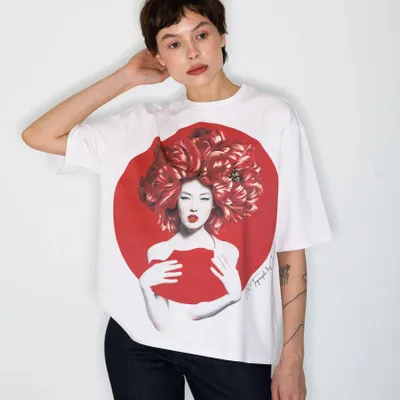 Prêt-à-porter - T-shirt imprimé intégral « Japonesa » - MARALETTO
