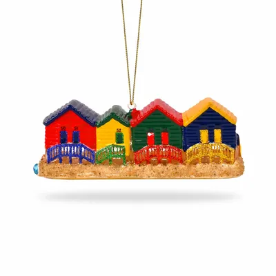 Other Christmas decorations - Capetown Muizenberg Glass ornament - DE BALLEN UIT BV