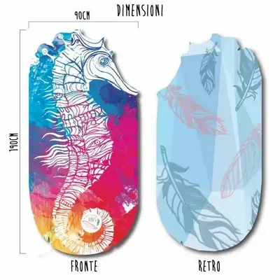 Travel accessories - Hippocampus beach towel - BEACH VIBES