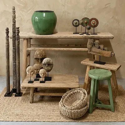 Sculptures, statuettes and miniatures - Wooden masks on stand - PAGODA INTERNATIONAL