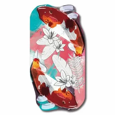 Travel accessories - Koi Fish Beach Towel - BEACH VIBES