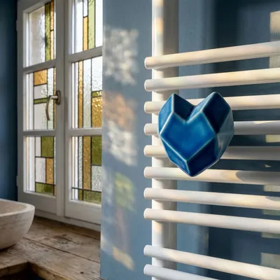 Cadeaux - Cœur Crochet bleu - LETSHELTER
