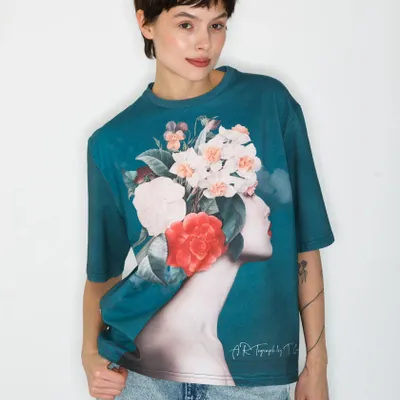 Prêt-à-porter - T-shirt imprimé intégral « Mar » » - MARALETTO