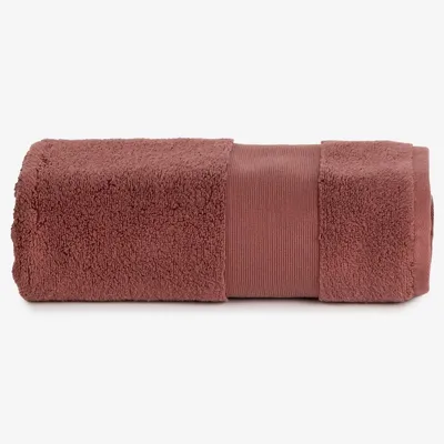 Serviettes de bain - Serviette Petra 70/140 cm, rouge - DILIOS