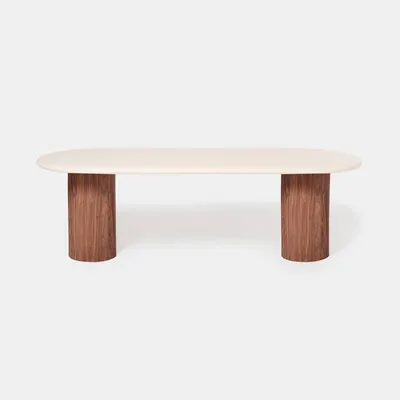 Dining Tables - Fiji - striated walnut - DESIGN TRIP