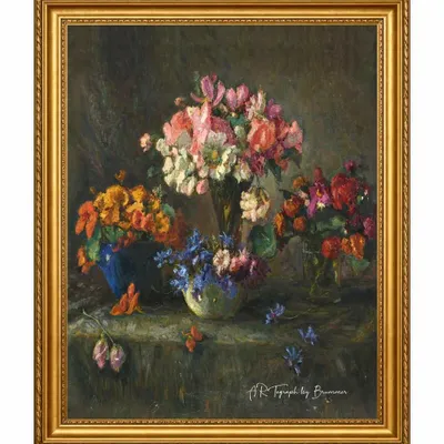 Prêt-à-porter - T-shirt Art Window « 4 bouquets de fleurs » - MARALETTO