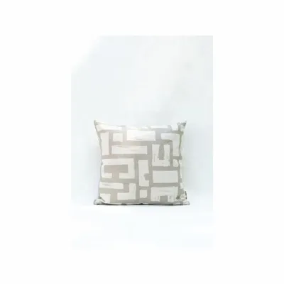Coussins textile - NO-MAD Vanya Cushion Cover in Cotton Linen with Screen Print Design - NO-MAD