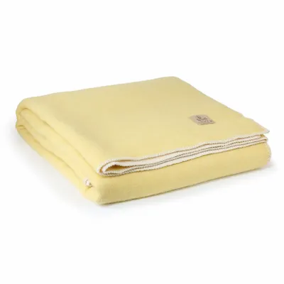 Linge de lit - Plaid de lit en laine LEMON - double - MOST-BLANKETS