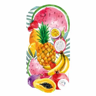 Accessoires de voyage - Serviette de plage All Fruits - BEACH VIBES