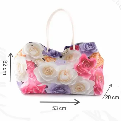 Sacs et cabas - Sac de plage Big Squame Color - BEACH VIBES