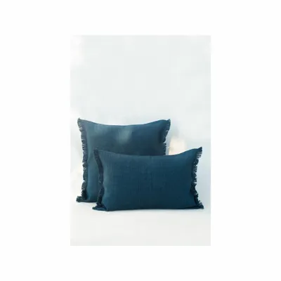 Coussins textile - NO-MAD Prakrit Cushion Cover in Cotton Jute with Embroidery - NO-MAD