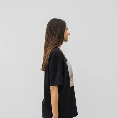 Prêt-à-porter - T-shirt Art Window « Rome dans l'après-midi » - MARALETTO
