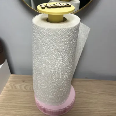 Kitchen utensils - Customizable paper towel holder — Minimalist design | 3D printing - CRÉA-TH