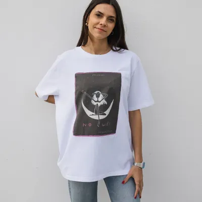 Apparel - Art Window T-Shirt “No Wi-Fi” - MARALETTO