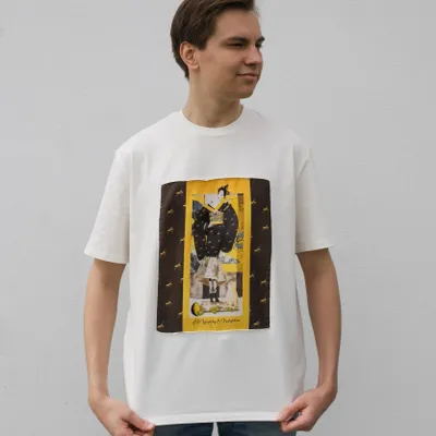Prêt-à-porter - T-shirt Art Window « Poires éparpillées » - MARALETTO